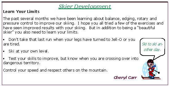 Skiier Development